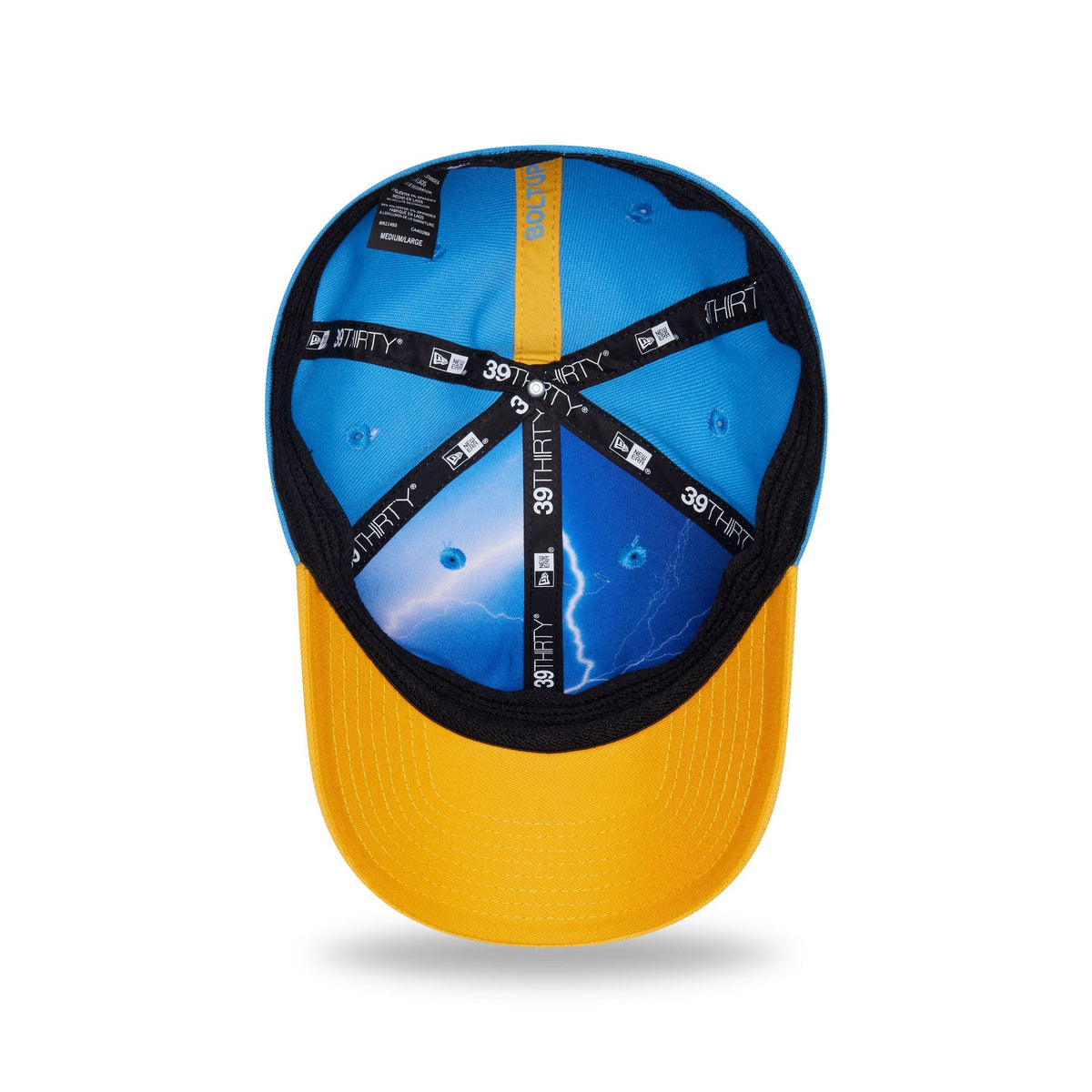 Los Angeles Chargers 2026 Draft 39THIRTY M-Crown Stretch Fit Hat