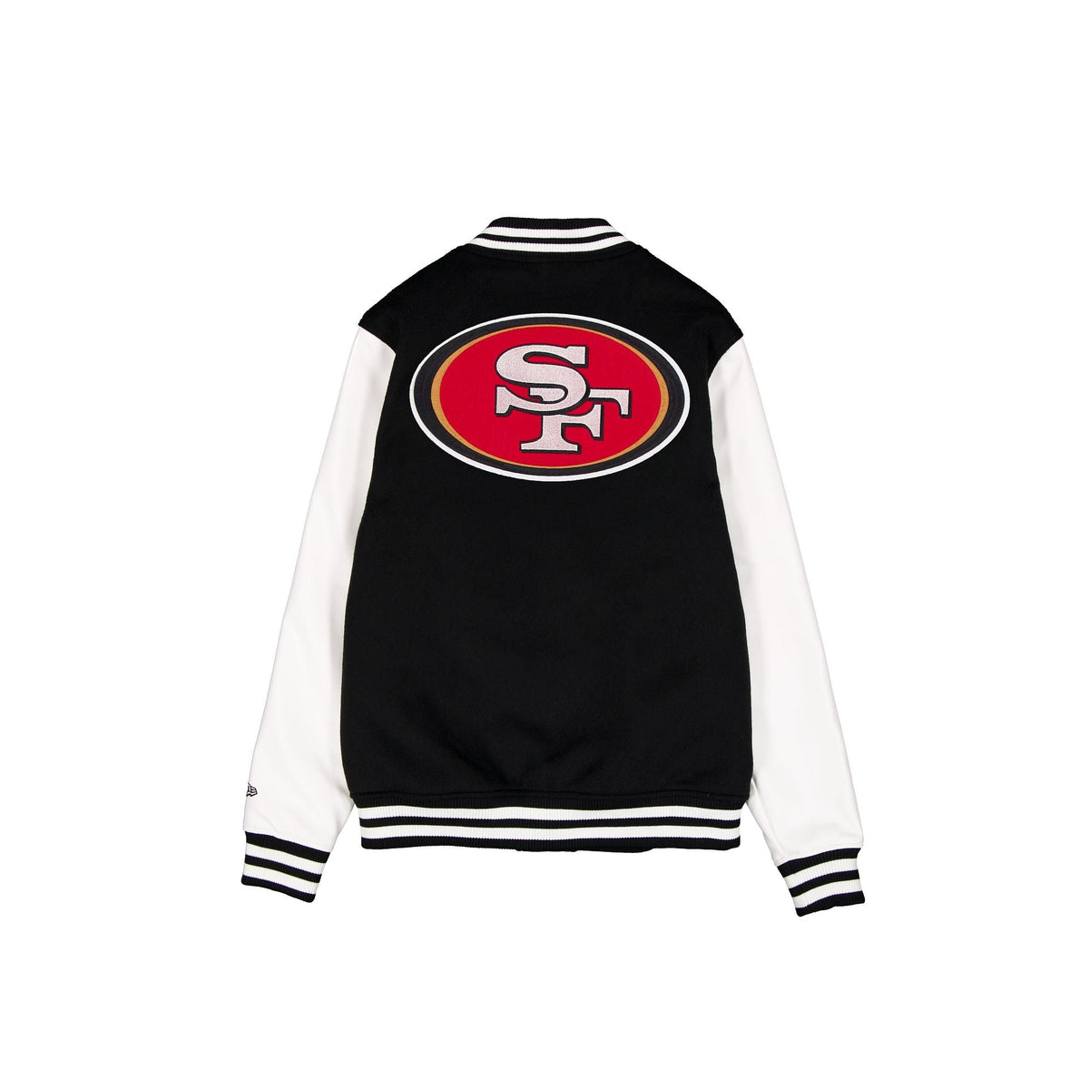 San Francisco 49ers Black & White Varsity Jacket