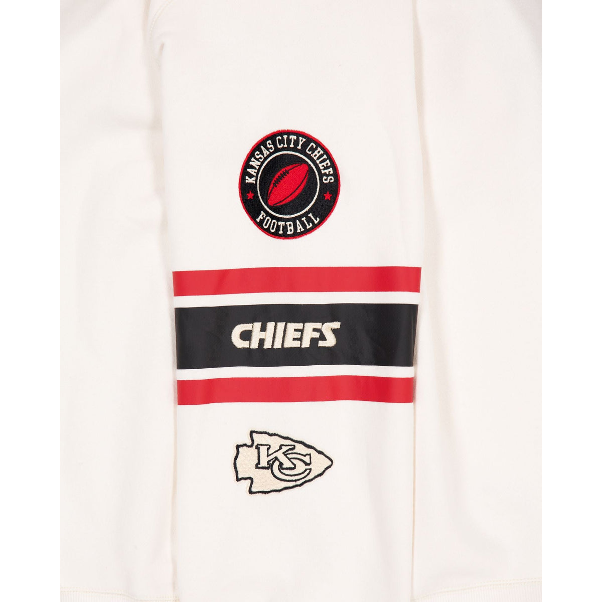 Kansas City Chiefs Women's Chrome White Varsity Crewneck