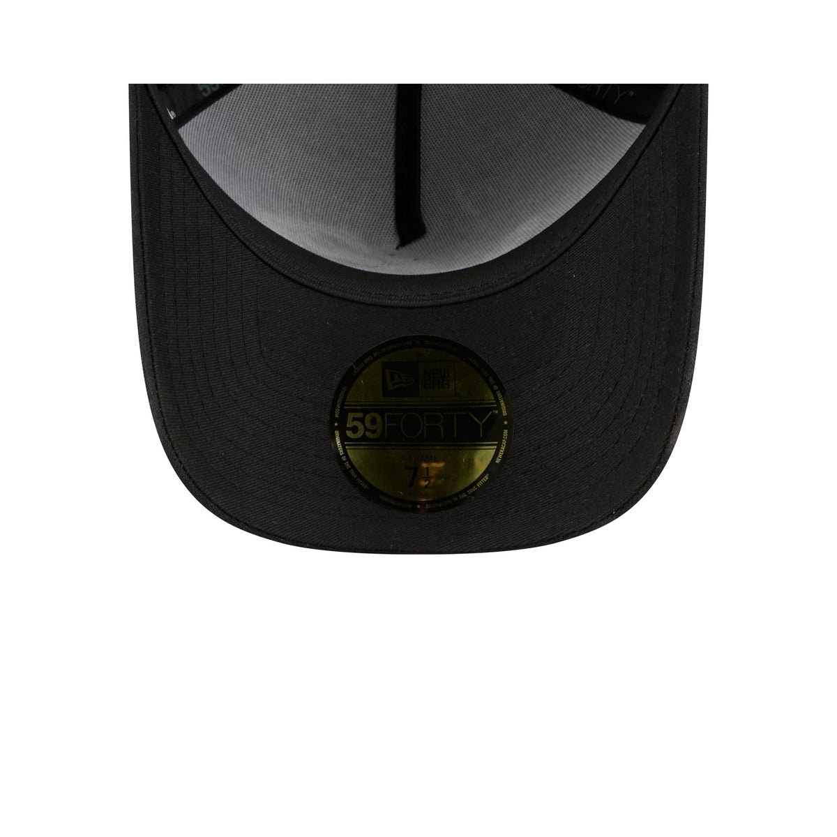 Detroit Lions Waxed Canvas Black 59FORTY A-Frame Fitted Hat