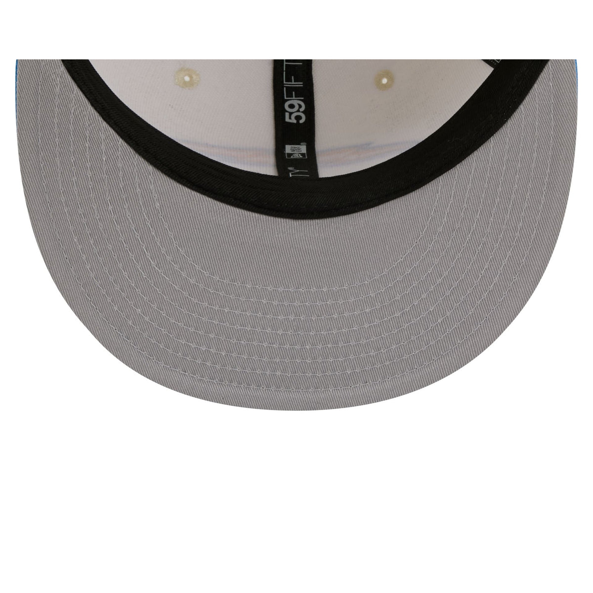 Los Angeles Chargers Chrome White Basic 59FIFTY Fitted Hat