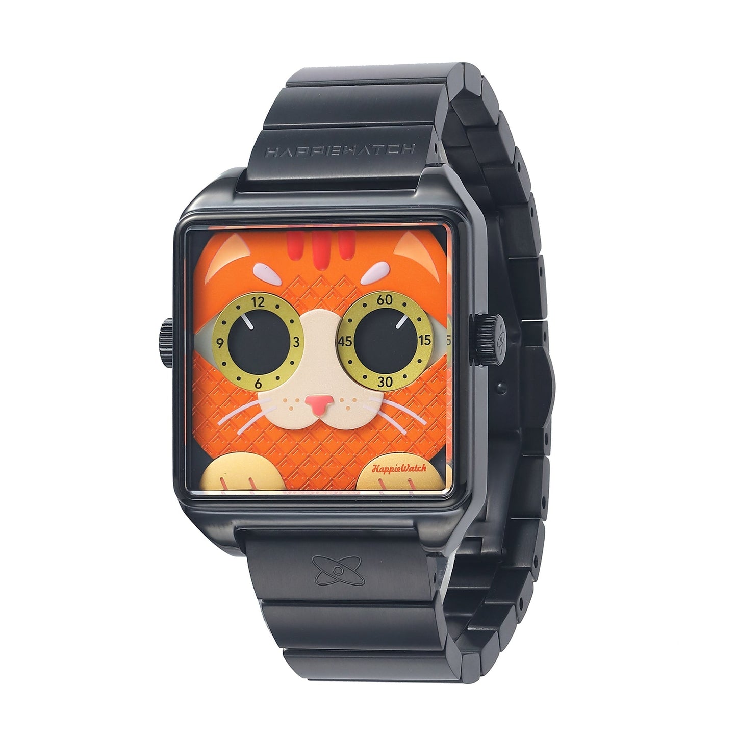 HappieWatch The Ginger Cat A Fiery Orange-Red Watch