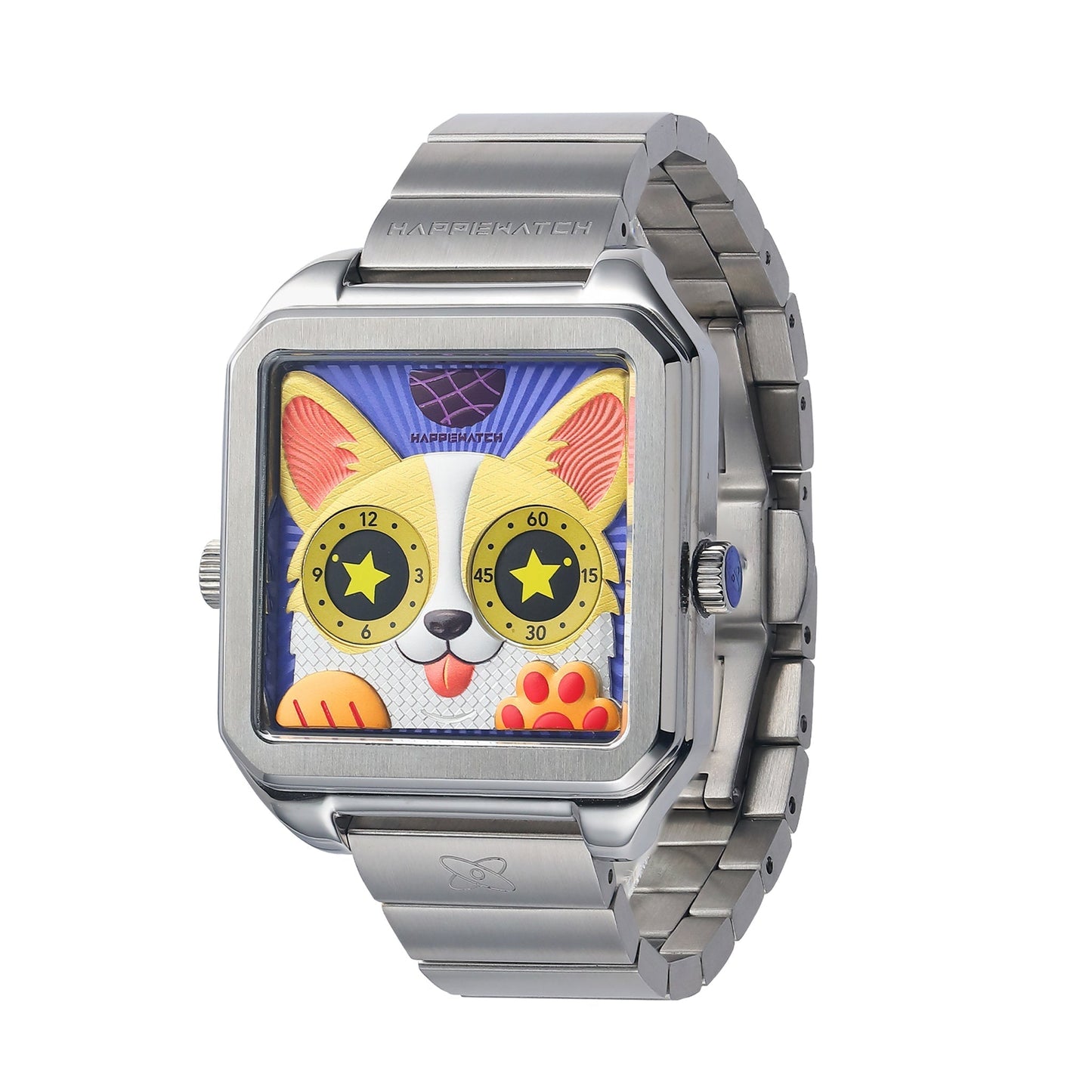 HappieWatch The Corgi Rebel — Modern Dog Watch with Attitude