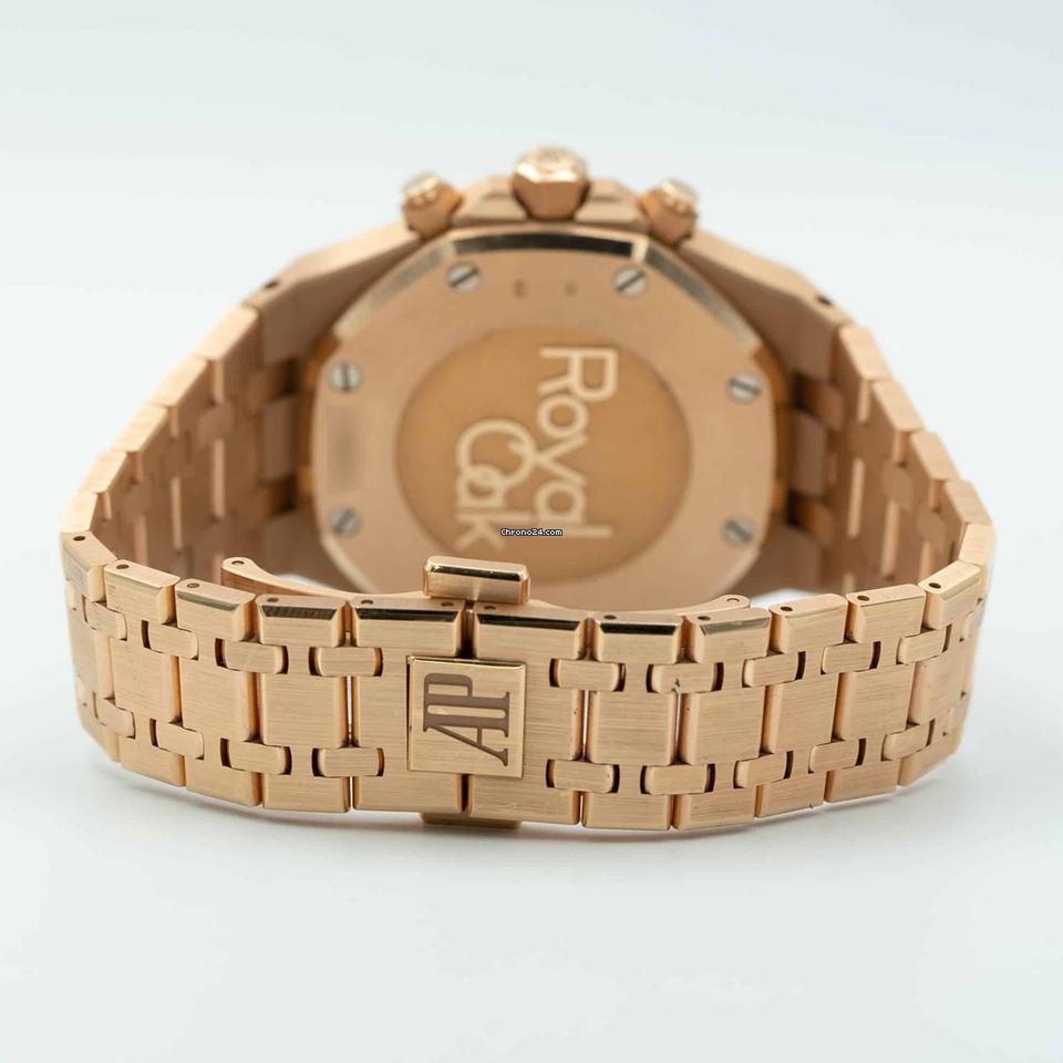 Audemars Piguet Royal Oak 26315OR.OO.1256OR.01 Chronograph Rose Gold Silver Dial (2020)