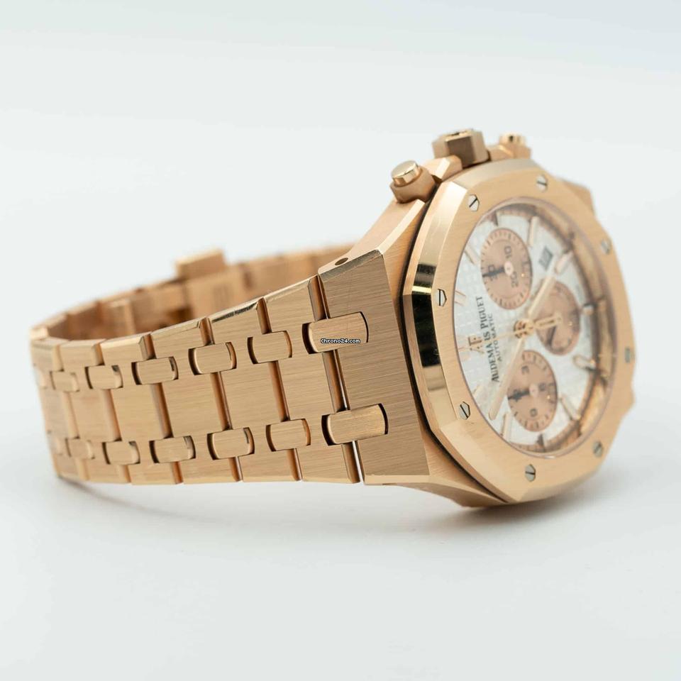 Audemars Piguet Royal Oak 26315OR.OO.1256OR.01 Chronograph Rose Gold Silver Dial (2020)