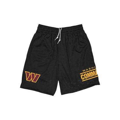 Washington Commanders Mesh Black Shorts