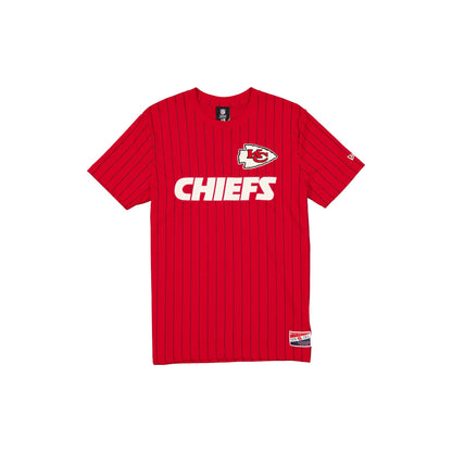 Kansas City Chiefs Throwback Retro Pinstripe T-Shirt