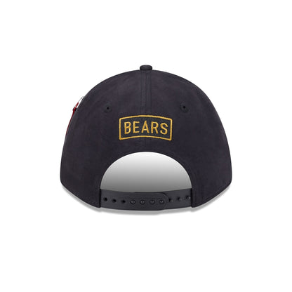 Alpha Industries x Chicago Bears Black 9FORTY M-Crown A-Frame Snapback Hat