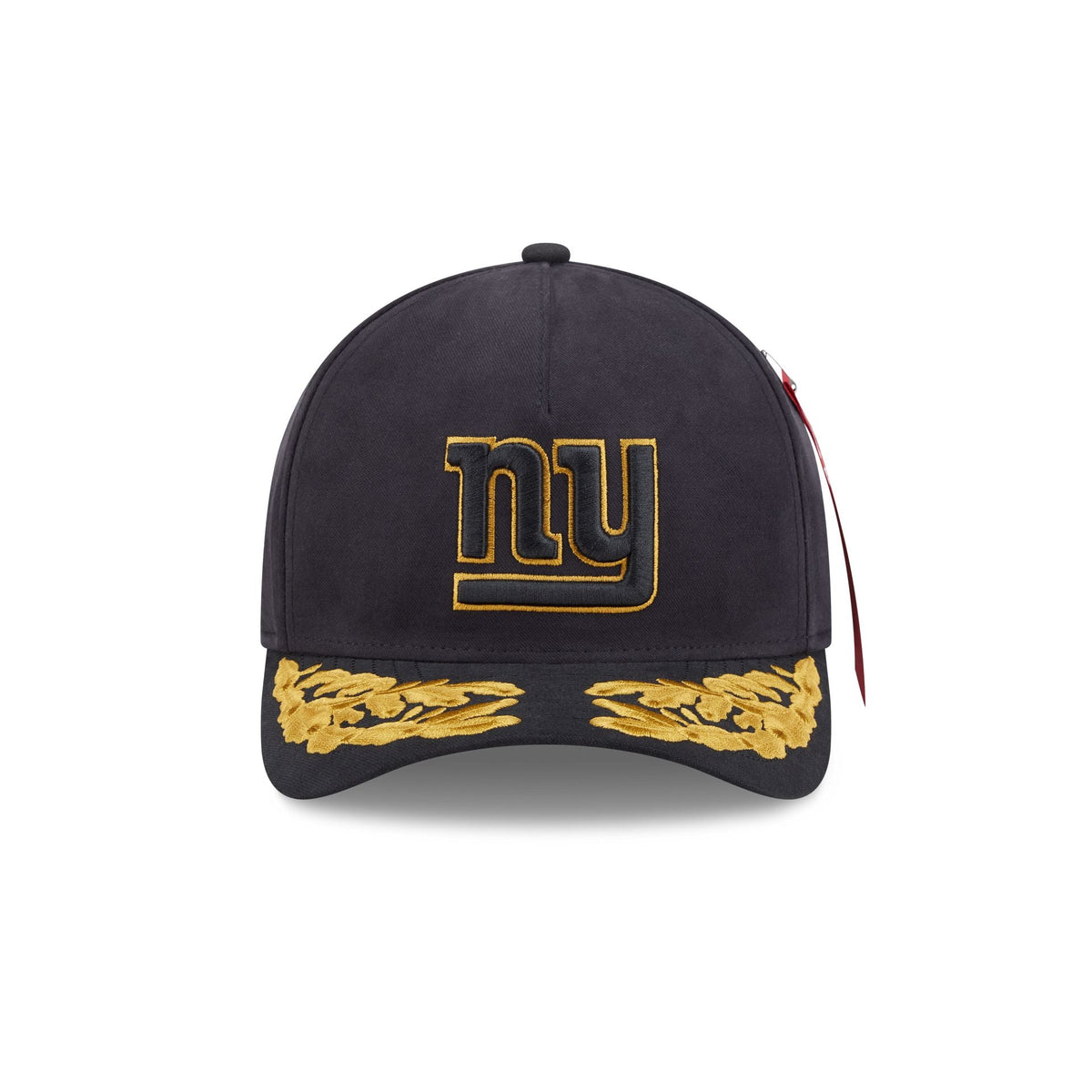 Alpha Industries x New York Giants Black 9FORTY M-Crown A-Frame Snapback Hat