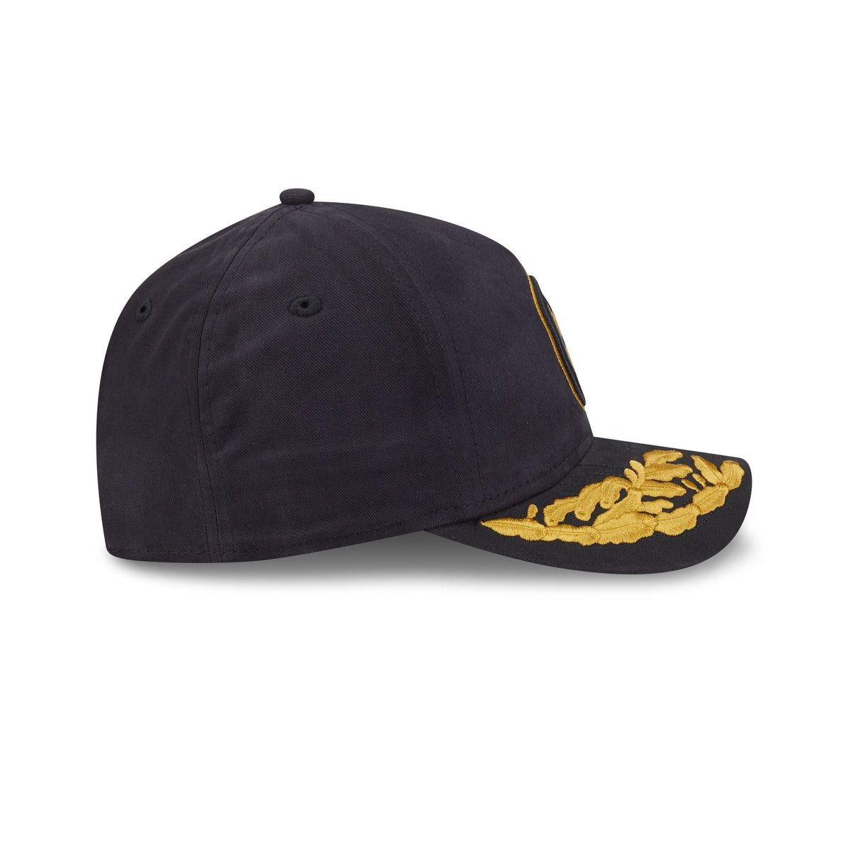 Alpha Industries x Pittsburgh Steelers Black 9FORTY M-Crown A-Frame Snapback Hat