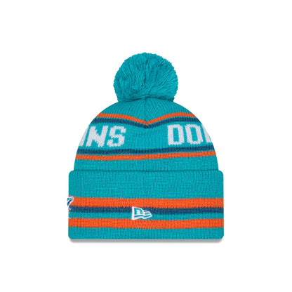 Miami Dolphins Classic Pom Knit Hat