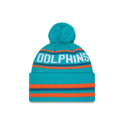 Miami Dolphins Classic Pom Knit Hat