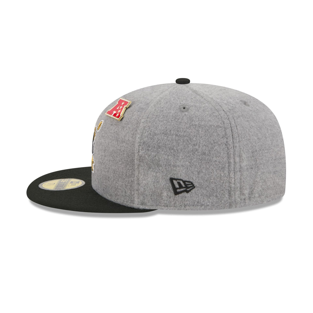 Pittsburgh Steelers Heather Gray Wool 59FIFTY Fitted Hat