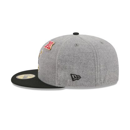 Pittsburgh Steelers Heather Gray Wool 59FIFTY Fitted Hat