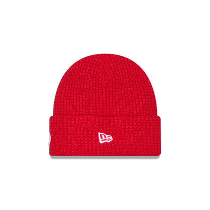 Kansas City Chiefs Waffle Stitch Knit Beanie Hat