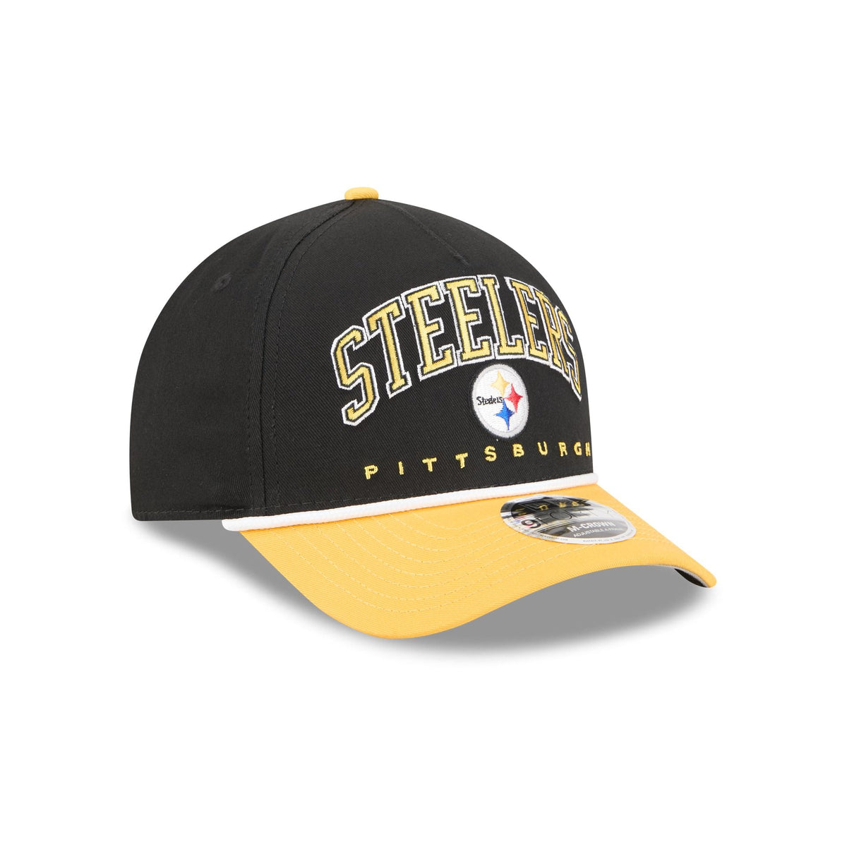 Pittsburgh Steelers Arch 9FORTY M-Crown A-Frame Snapback Hat