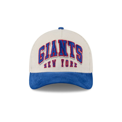 New York Giants Stacked Corduroy 9FORTY M-Crown A-Frame Snapback Hat