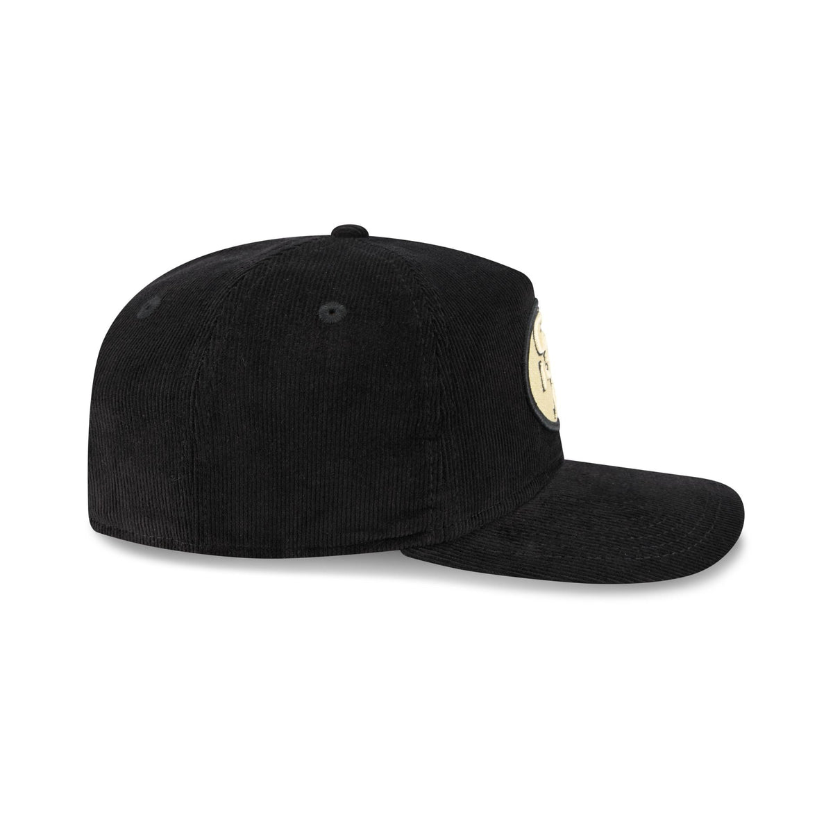 San Francisco 49ers Nostalgic Black Corduroy 19TWENTY Adjustable Hat