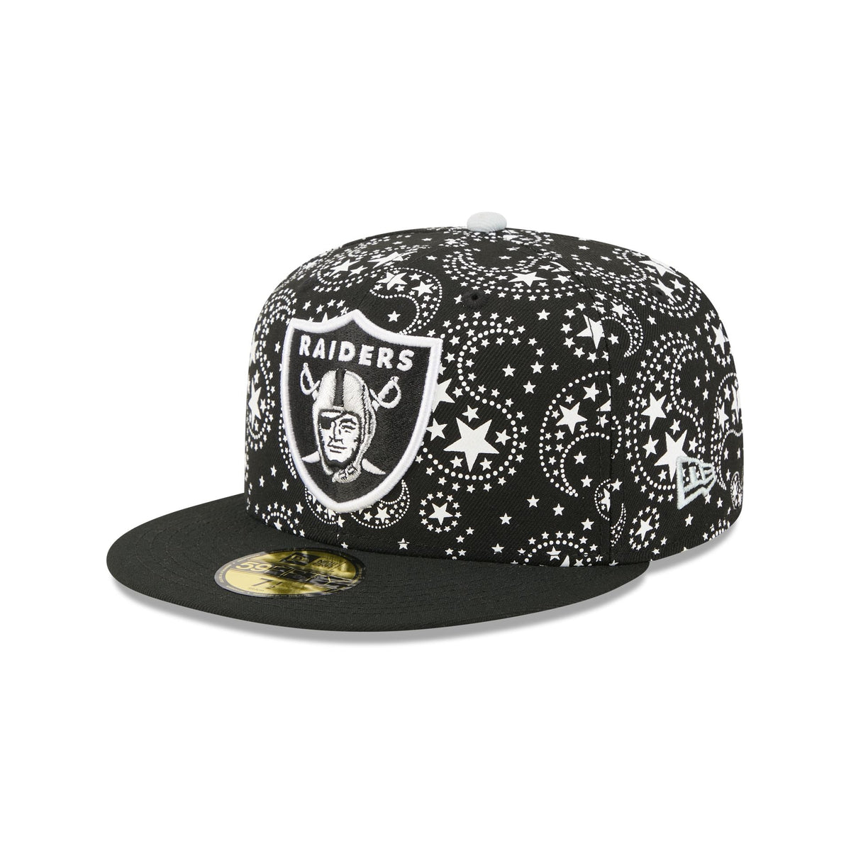 Las Vegas Raiders Star Studded 59FIFTY Fitted Hat