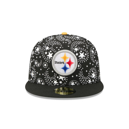 Pittsburgh Steelers Star Studded 59FIFTY Fitted Hat