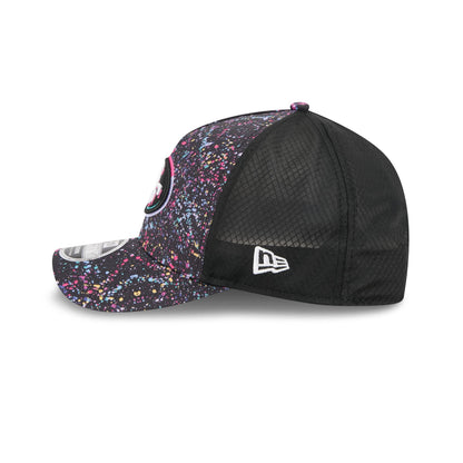 San Francisco 49ers 2025 Crucial Catch 9FORTY M-Crown A-Frame Trucker Hat