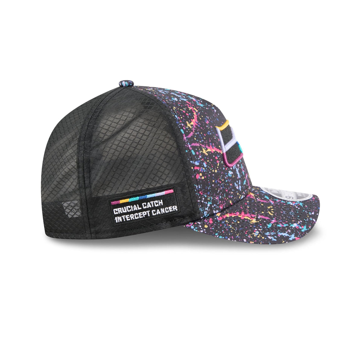 Seattle Seahawks 2025 Crucial Catch 9FORTY M-Crown A-Frame Trucker Hat