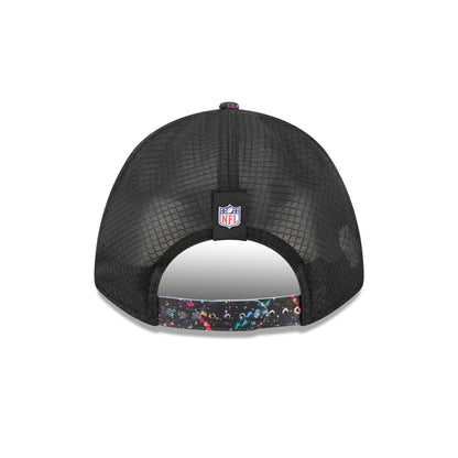 Tampa Bay Buccaneers 2025 Crucial Catch 9FORTY M-Crown A-Frame Trucker Hat