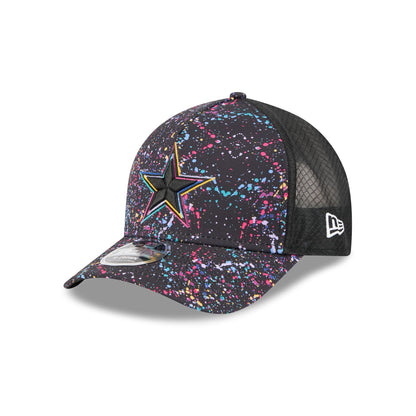 Dallas Cowboys 2025 Crucial Catch 9FORTY M-Crown A-Frame Trucker Hat