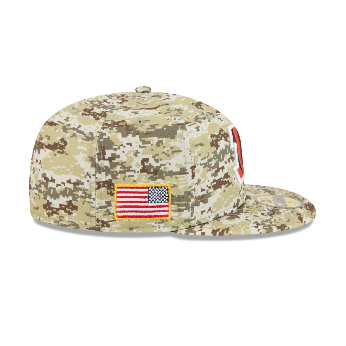 Cincinnati Bengals 2025 Salute to Service Fan Gear 59FIFTY Fitted Hat