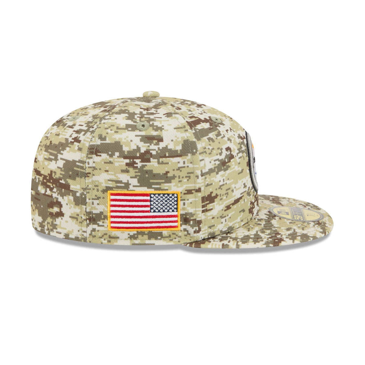 Pittsburgh Steelers 2025 Salute to Service Fan Gear 59FIFTY Fitted Hat