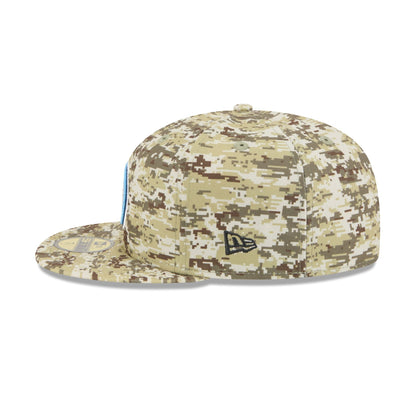 Tennessee Titans 2025 Salute to Service Fan Gear 59FIFTY Fitted Hat