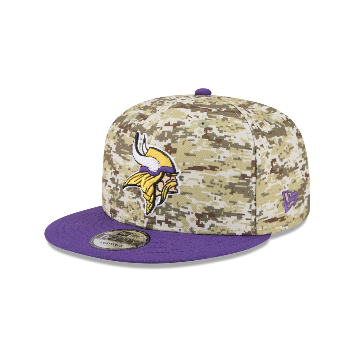 Minnesota Vikings 2025 Salute to Service Fan Gear 9FIFTY Snapback Hat
