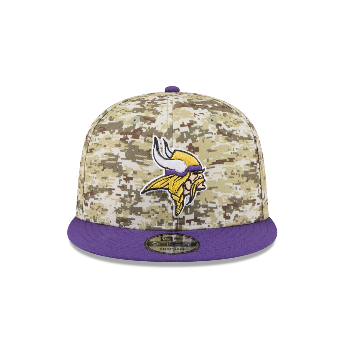 Minnesota Vikings 2025 Salute to Service Fan Gear 9FIFTY Snapback Hat