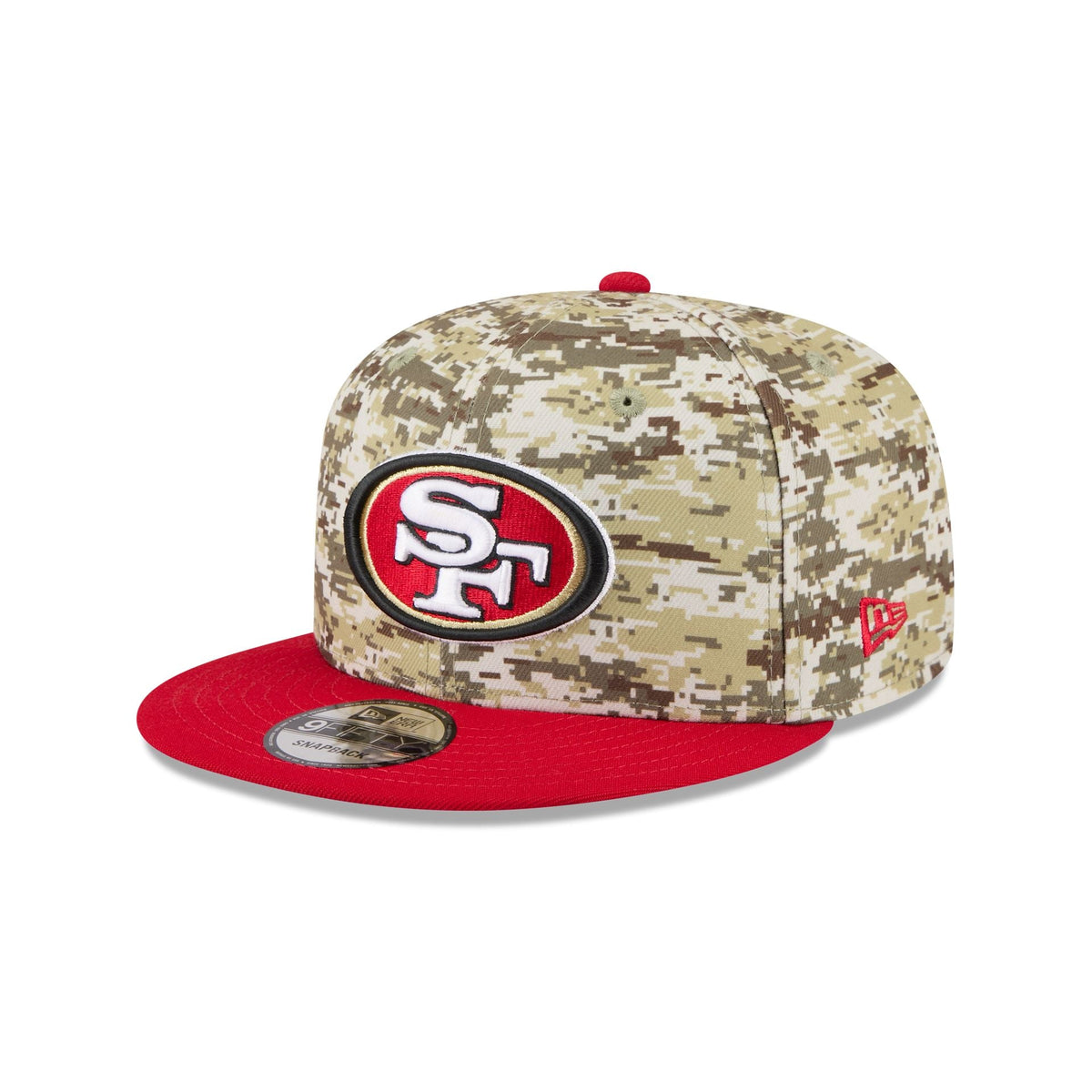 San Francisco 49ers 2025 Salute to Service Fan Gear 9FIFTY Snapback Hat