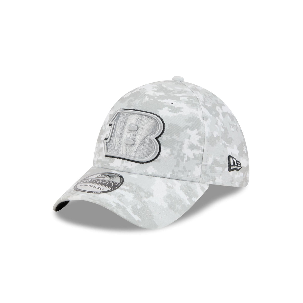 Cincinnati Bengals 2025 Salute to Service Fan Gear 39THIRTY Stretch Fit Hat