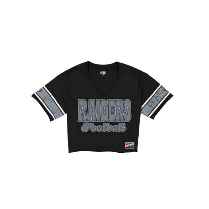 Las Vegas Raiders Throwback Women's Cropped T-Shirt