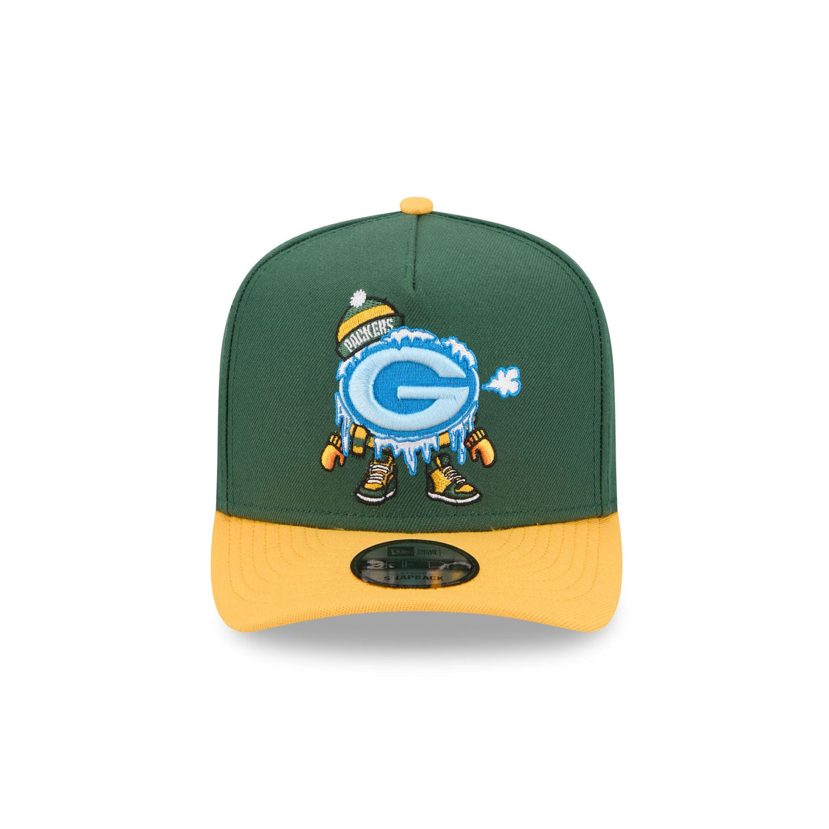 Green Bay Packers Cartoon 9FIFTY A-Frame Snapback Hat