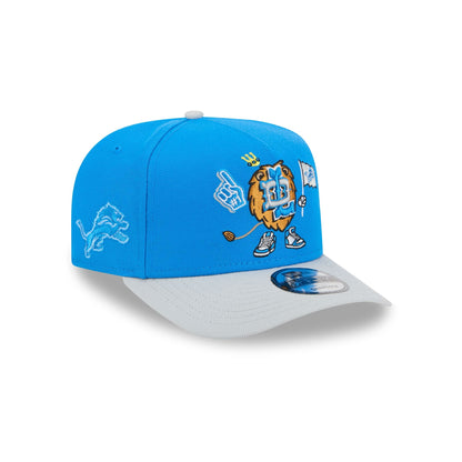 Detroit Lions Cartoon 9FIFTY A-Frame Snapback Hat