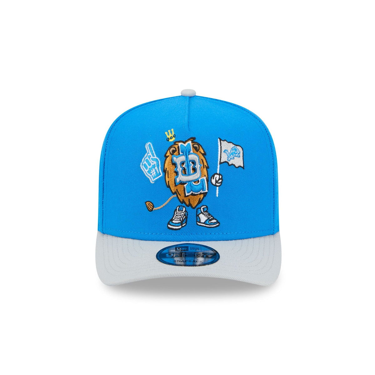 Detroit Lions Cartoon 9FIFTY A-Frame Snapback Hat