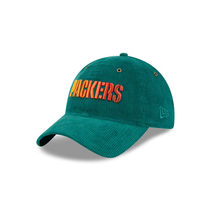 Green Bay Packers Gradient Corduroy 9TWENTY Adjustable Hat