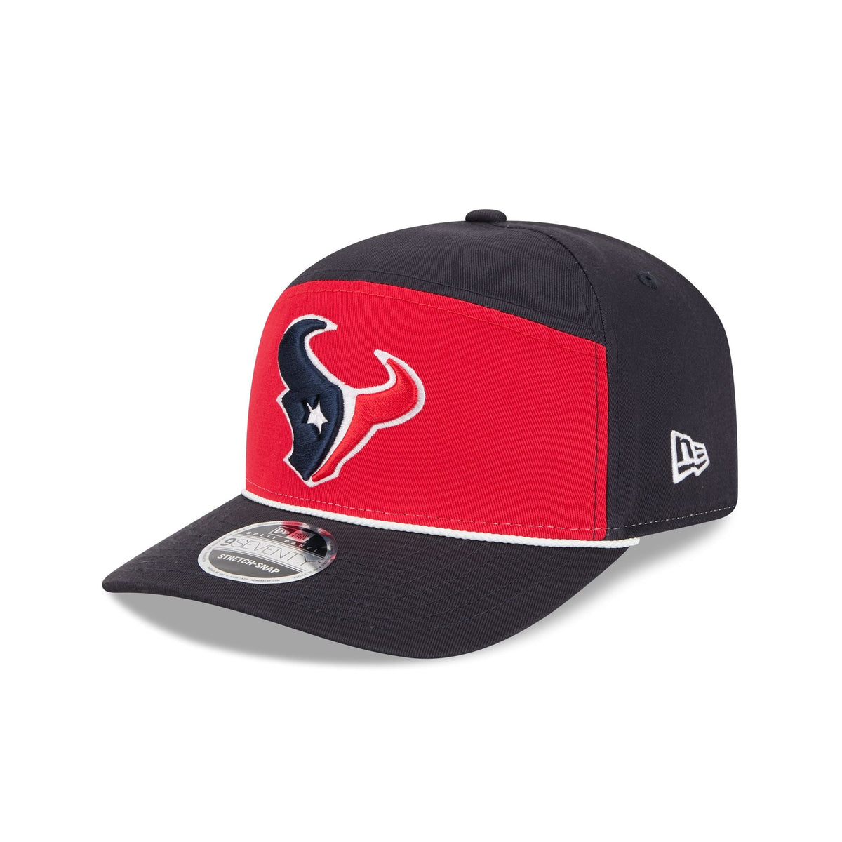 Houston Texans Split Panel 9SEVENTY Stretch-Snap Hat