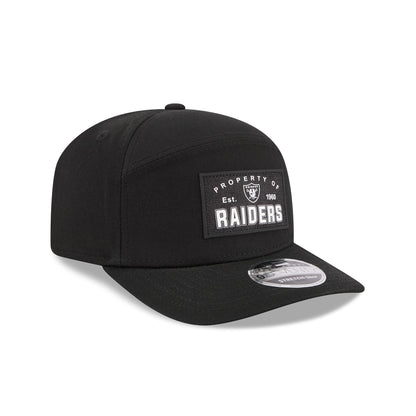 Las Vegas Raiders Property of Patch Split Panel 9SEVENTY Stretch-Snap Hat