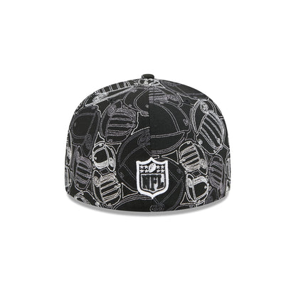 Dallas Cowboys Cap Scramble 59FIFTY Fitted Hat