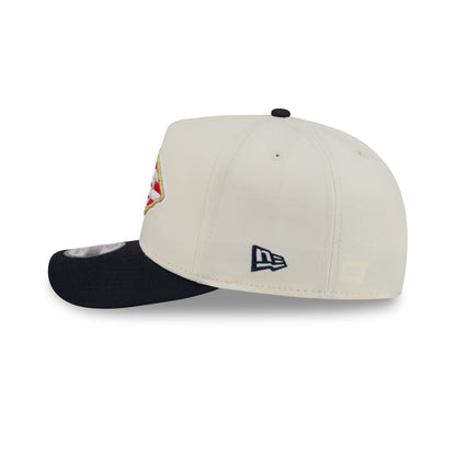 Kansas City Chiefs Chrome White Stars and Stripes 9FIFTY A-Frame Snapback Hat
