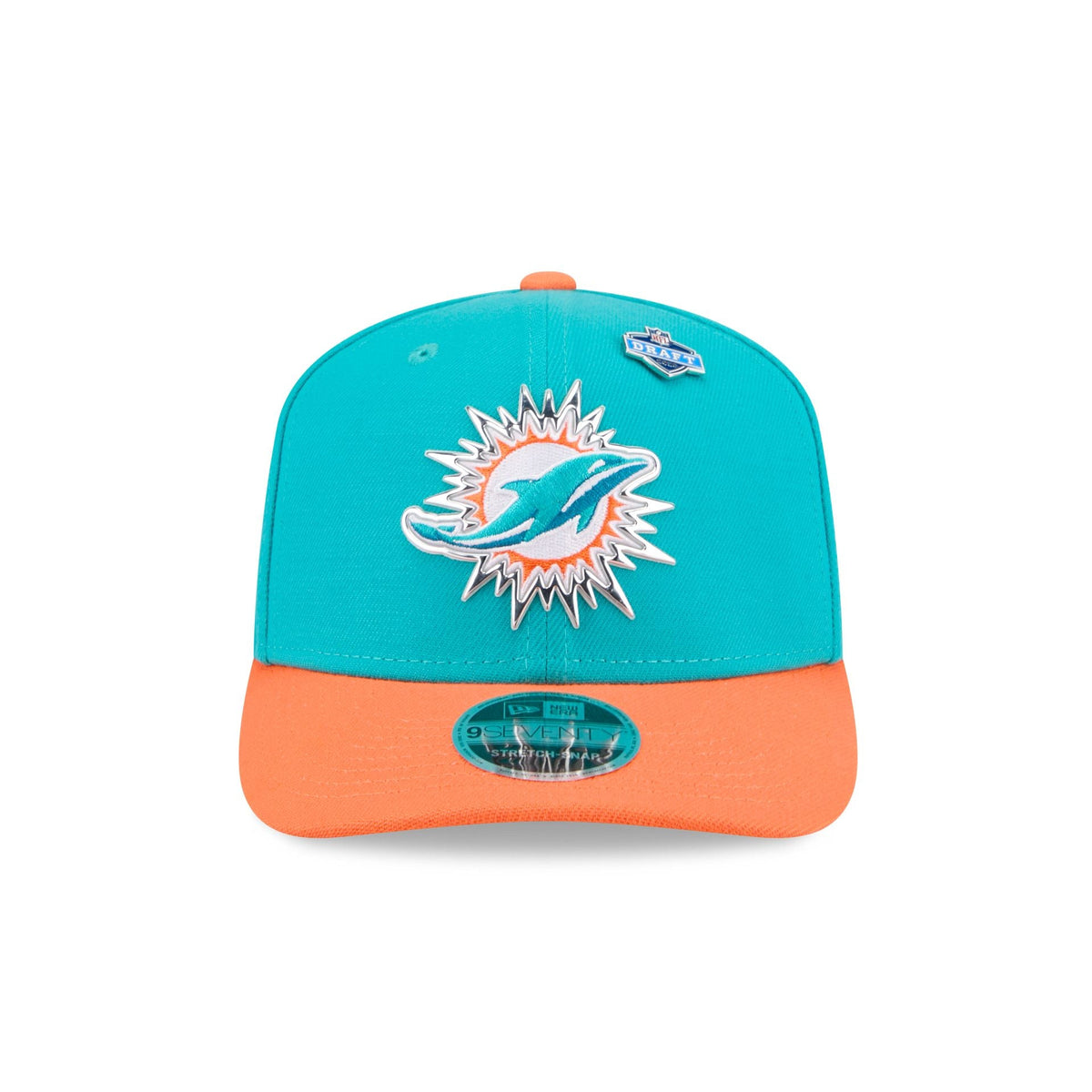 Miami Dolphins 2026 Draft 9SEVENTY Stretch-Snap Hat