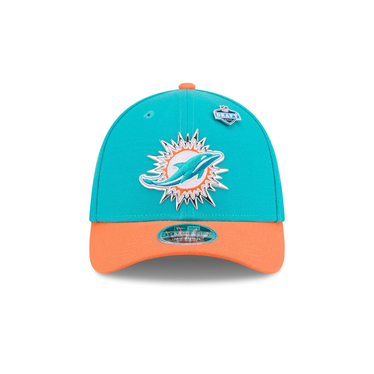 Miami Dolphins 2026 Draft 39THIRTY M-Crown Stretch Fit Hat