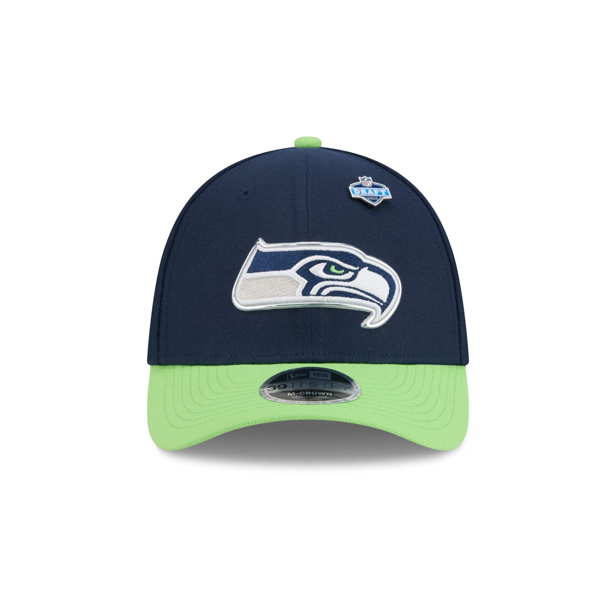 Seattle Seahawks 2026 Draft 39THIRTY M-Crown Stretch Fit Hat