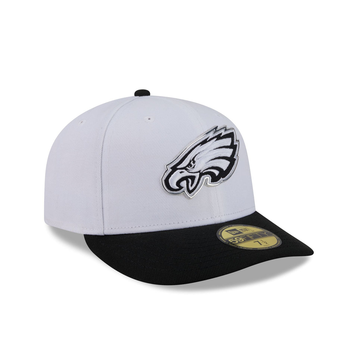 Philadelphia Eagles 2026 Draft Black and White 59FIFTY Fitted Hat