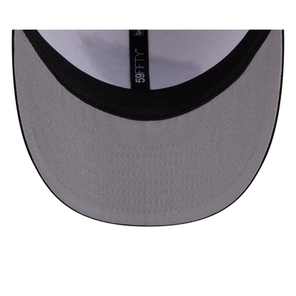 Philadelphia Eagles 2026 Draft Black and White 59FIFTY Fitted Hat