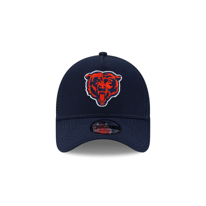 Chicago Bears Side Script 9FORTY A-Frame Trucker Hat